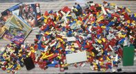 6.3kg mestadels äldre Lego 70-90-tal (utgallrat)