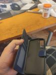 mörkblå plånbokfodral för samsung s22