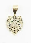 Tiger hänge 18k