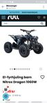 Fyrhjuling electric mini atv