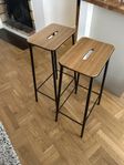Två barstolar 75 cm från Frama