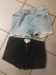 Jeans shorts storlek 122