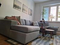 Grå soffa, stor