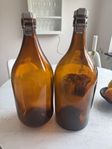 2 bryggeri flaskor 