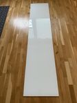 Bestå vit toppskiva glasskiva 180x40 cm 