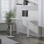 Ny höj och sänkbart el stativ (vitt&silver) 