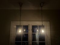 3 st taklampor i glas från Watt & Veke