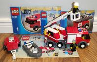 LEGO City 7239 Brandbil med Båt