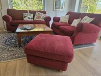 Exklusiva B&D soffor m fotpall