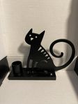 NYTT / Bengt&Lotta Sitting Cat Ljusstake i järn