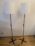 Two standing lamps