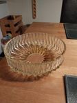 Vintage retro glasskål