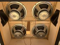 Marshall 4x12 med Celestion G12-65 från 1980