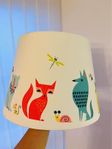 Lampskärm djurmotiv 