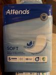 13 PAKET(!) Inkontinensskydd Attends Soft