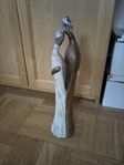 Figurin betong/vitmetall 2000-tal