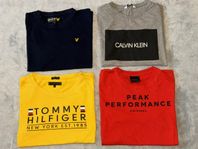 T- Shirts i olika storlekar och märken för ungdom och barn