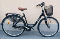 3 Växlad Cykel med hand o fotbroms + korg - 28 tum