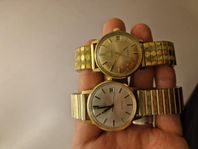 Två Vintage Armbandsur: Certina och Omega