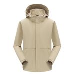 Beige 3-in-1 Outdoor Jacket|Windproof & Waterproof|Unisex