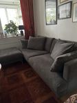 Harper Soffa 3 sits med fotpall