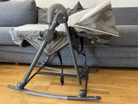 babysitter gungstol barnvagga