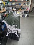 Gjutjärnssoffa/trädgårdssoffa