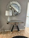 Spegel, lampa & bord 