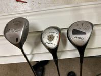 Diverse golfklubbor