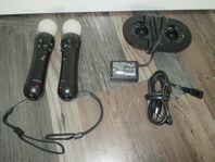 Playstation Move kontroller med original Sony laddare.