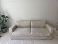 beige soffa