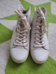 Jättefina Ecco soft 7 sneakers high i skinn stlk 38