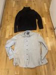 Skjorta+ stickad tröja i paket stl M