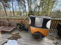 Rawbike E-cargo El Lådcykel, servad, fullutrustad