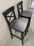 INGOLF barstolar svart 74cm