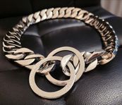 Lyxigt hundkoppel & halsbands set 