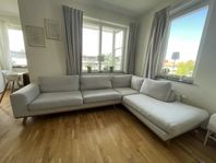 Copenhagen ljusgrå soffa - Divansoffa