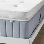  IKEA TUSTNA bäddmadrasser 90  + madrasskydd, NYSKICK, 2 st