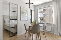 4 st breda sammetsgardiner – Jotex – Offwhite