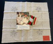 Broderikit - Vacker julduk i linne 62x62cm, design Nordiska