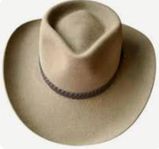 Äkta "Akubra Snowy River" cowboy hatt från Australien