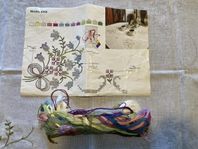 Broderikit - Vacker blommig duk, design FHA GMBH