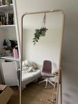 Ikea IKORNNES Golvspegel, ask