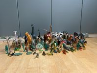 Dinosaurer och djurleksaker 