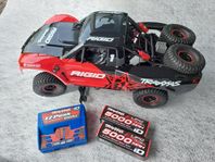Traxxas Unlimited Desert Racer, laddade, batterier 