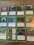 Zombie Commander lek 73 kort - sleeves - rares/mythics - MTG