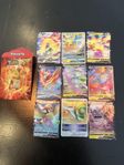 Pokémon kort i härliga färger 