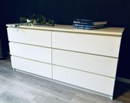 vita malm byråer (ikea)