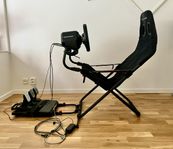 SimRacing-rigg – komplett med stol, ratt och pedaler