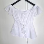 Äkta Guess Off-shoulder Topp (Dam). Strl.38 / M Oanvänd